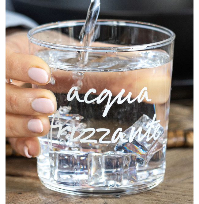 BICCHIERE "ACQUA FRIZZANTE"