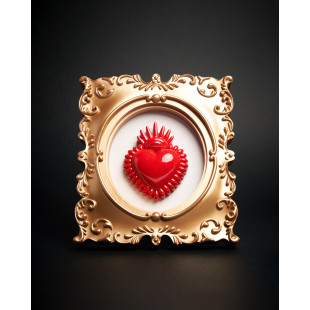 QUADRO HEART RED/GOLD