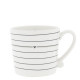 CUP COLAZIONE SMALL &quot;STRIPES CUORICINO&quot;