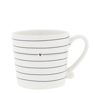 CUP COLAZIONE SMALL "STRIPES CUORICINO"