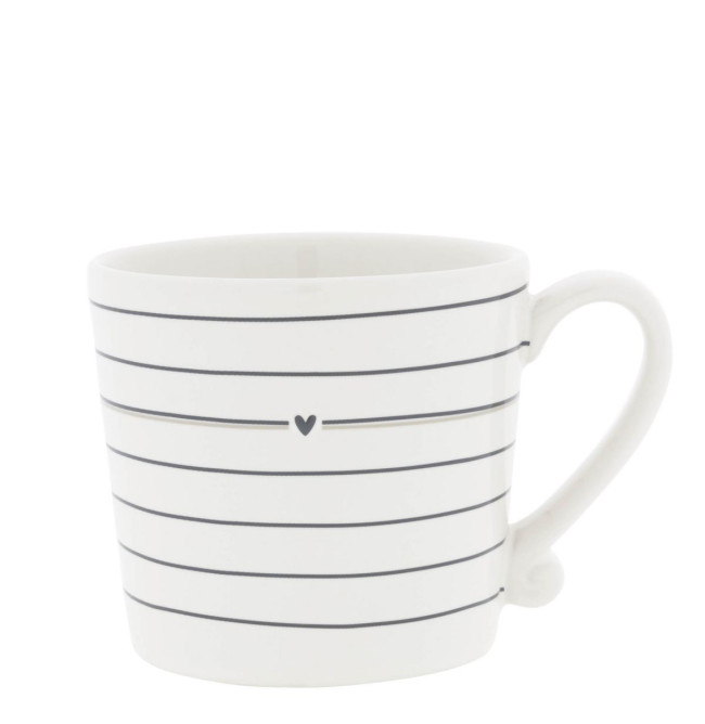 CUP COLAZIONE SMALL "STRIPES CUORICINO"