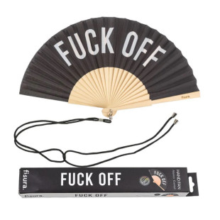 VENTAGLIO FUCK OFF NERO
