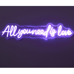 SCRITTA LED "ALL YOU NEED IS LOVE"