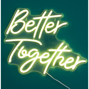 SCRITTA LED "BETTER TOGETHER"