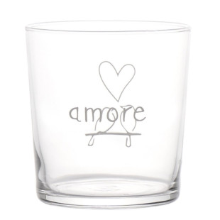 BICCHIERE "AMORE UCCELLINI"