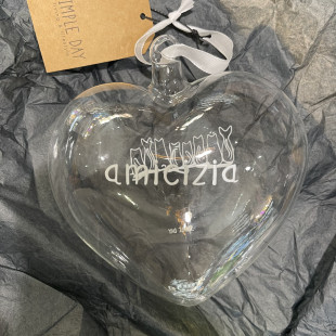 PALLINA CUORE 15CM "AMICIZIA"