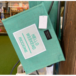 TROUSSE "HELLO WEEKEND RICCIONE" VERDE MENTA