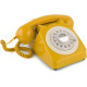 TELEFONO GPO746 ROTARY MUSTARD