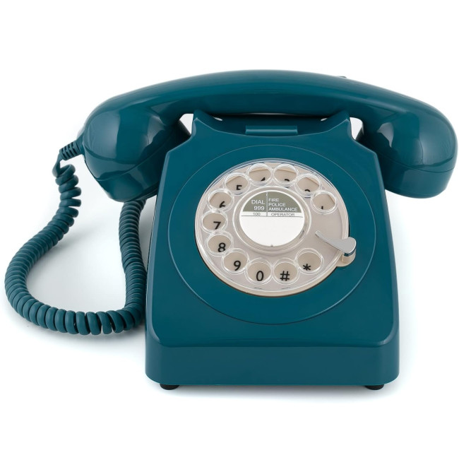TELEFONO GPO746 ROTARY BLUE