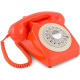 TELEFONO GPO746 ROTARY ORANGE