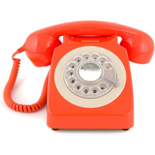 TELEFONO GPO746 ROTARY ORANGE