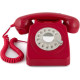 TELEFONO GPO746 ROTARY RED