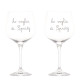 COPPIA CALICI &quot;HO VOGLIA DI SPRITZ&quot;