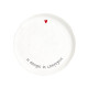 PIATTO PIANO &quot;SI MANGIA IN COMPAGNIA&quot;