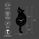 OROLOGIO A PARETE GATTO NERO