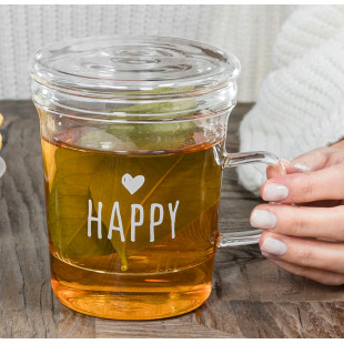 MUG CON INFUSO "HAPPY"