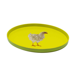 VASSOIO SVUOTATASCHE MYKONOS OVALE - GALLINA