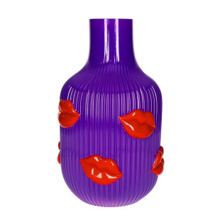 VASO L'AMOUR 30CM VIOLA