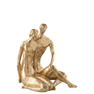 SCULTURA COPPIA ORO