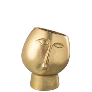 PORTAVASO TESTA ROTONDO ORO