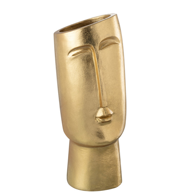PORTAVASO TESTA OVALE ORO