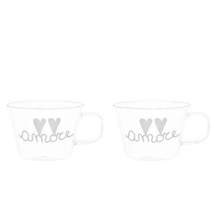 SET DUE TAZZE "AMORE' "280ML