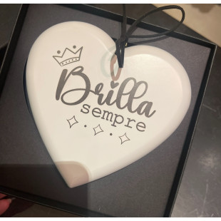 CUORE IN LEGNO "BRILLA SEMPRE"