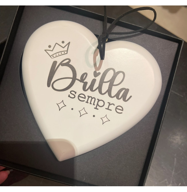 CUORE IN LEGNO "BRILLA SEMPRE"