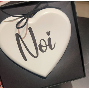 CUORE IN LEGNO "NOI"