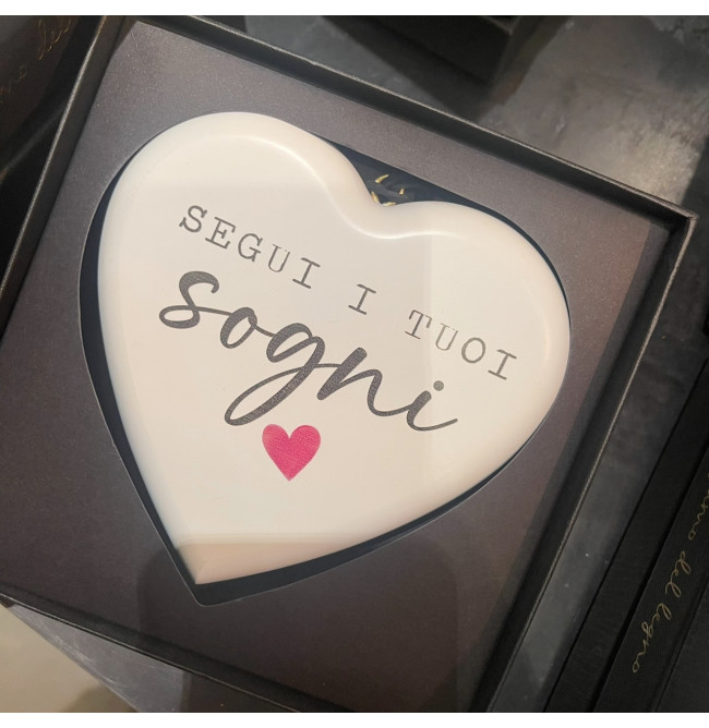 CUORE IN LEGNO "SEGUI I TUOI SOGNI"