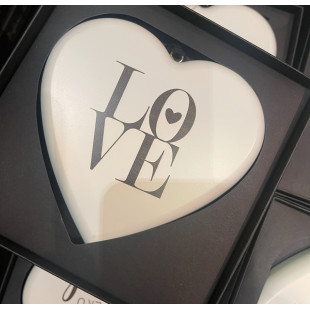 CUORE IN LEGNO "LOVE"