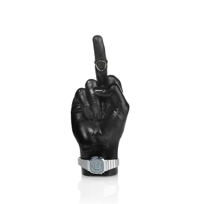 THE FINGER SCULPTURE BLACK