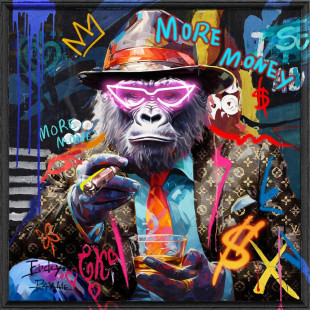 QUADRO LED MONKEY 80X80
