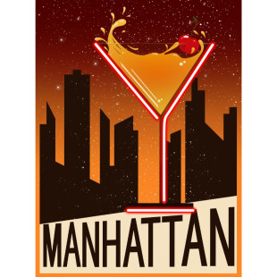 QUADRO LED MANHATTAN 60X80