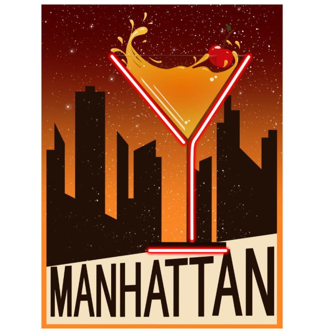 QUADRO LED MANHATTAN 60X80