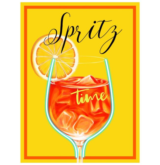 QUADRO LED SPRITZ 60X90
