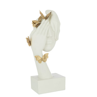 VISO FARFALLE BIANCO