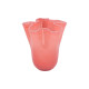 VASO RUFFLES ROSA MEDIO
