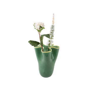 VASO RUFFLES VERDE GRANDE
