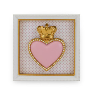 CORNICE DECORATIVA QUADRATA ROSA