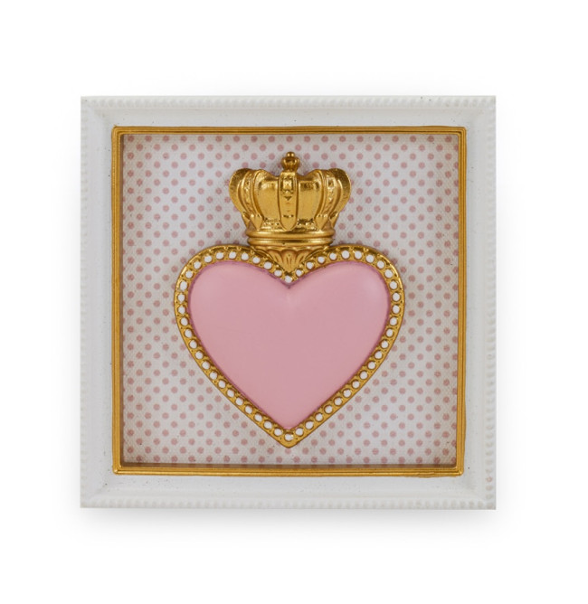 CORNICE DECORATIVA QUADRATA ROSA