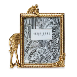 PORTA FOTO GIRAFFA ORO JUNGLE 20x25