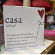 QUADRETTO IN LEGNO &quot;CASA&quot;