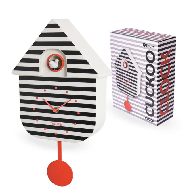OROLOGIO CUCKOO MOUSE RIGATO