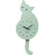 OROLOGIO A PARETE GATTO MENTA