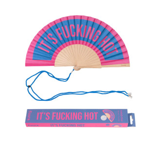 VENTAGLIO "IT'S FUCKING HOT" BLUE