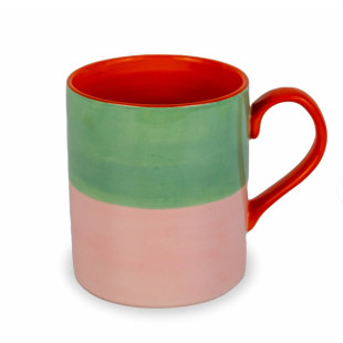 MUG IN STONEWARE VERDE