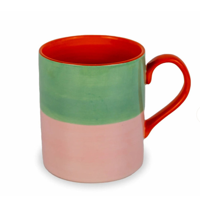 MUG IN STONEWARE VERDE