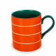 MUG IN STONEWARE ARANCIONE
