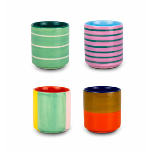 SET 4 TAZZINE IN STONEWARE